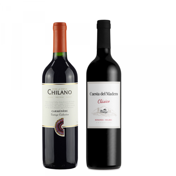 Kit dois vinhos por R$55,00